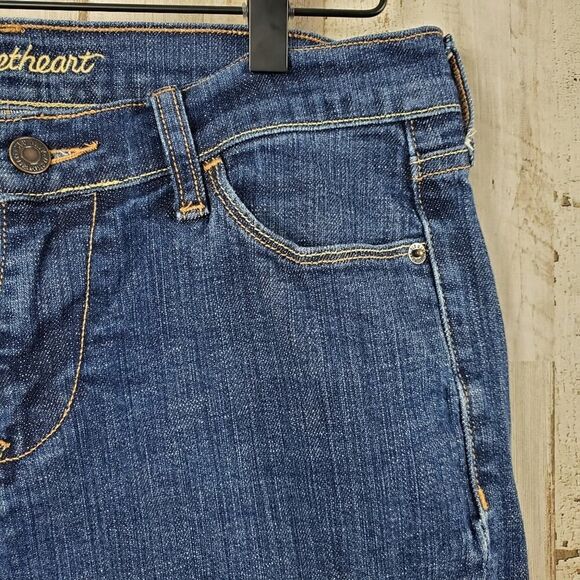 Old Navy Sweetheart Straight Leg Jeans Blue Size 6L - Picture 5 of 10